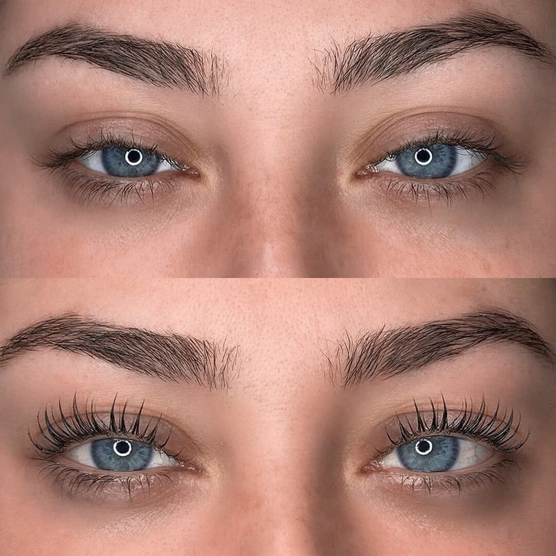 Customer lash lift result