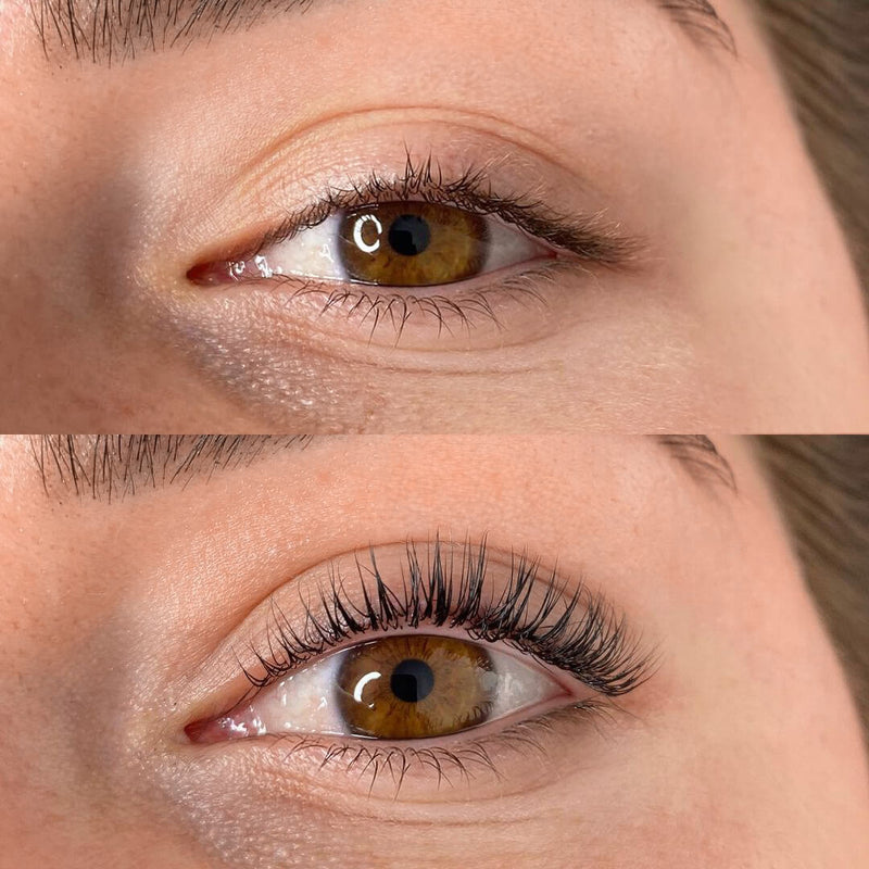 Customer lash lift result