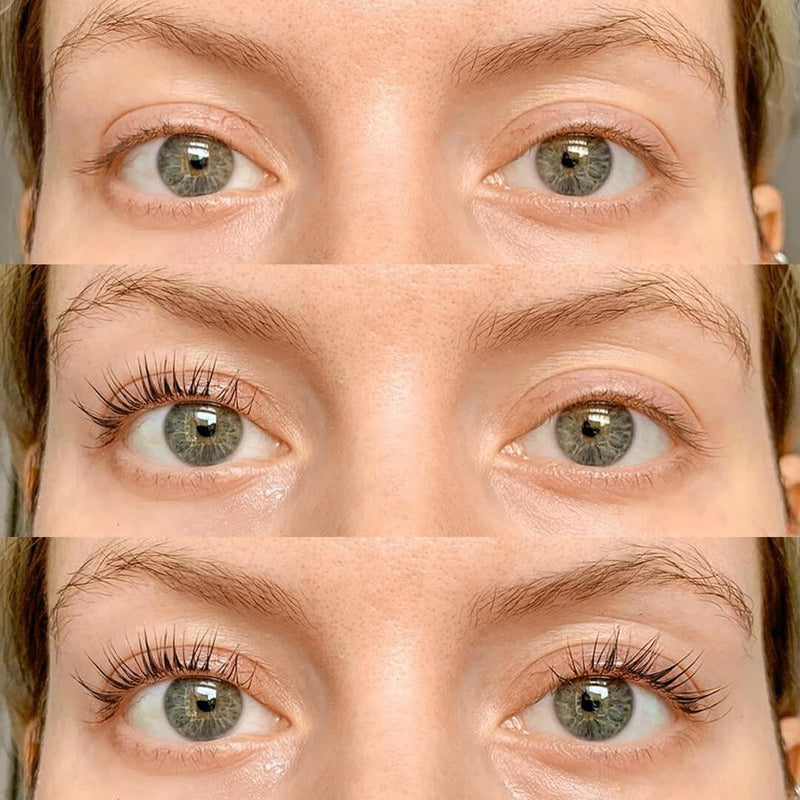 Customer lash lift result